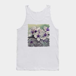 Cherry Blossom Flowers Tank Top